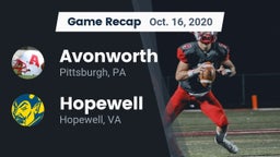 Recap: Avonworth  vs. Hopewell  2020