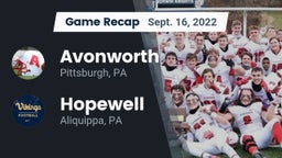 Recap: Avonworth  vs. Hopewell  2022