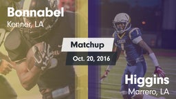 Matchup: Bonnabel vs. Higgins  2016