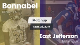 Matchup: Bonnabel vs. East Jefferson  2018