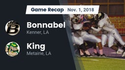Recap: Bonnabel  vs. King  2018