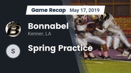 Recap: Bonnabel  vs. Spring Practice 2019