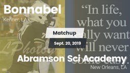 Matchup: Bonnabel vs. Abramson Sci Academy  2019