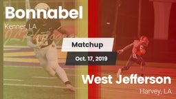 Matchup: Bonnabel vs. West Jefferson  2019