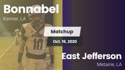 Matchup: Bonnabel vs. East Jefferson  2020