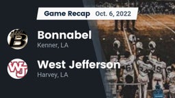 Recap: Bonnabel  vs. West Jefferson  2022