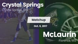 Matchup: Crystal Springs vs. McLaurin  2017