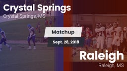 Matchup: Crystal Springs vs. Raleigh  2018