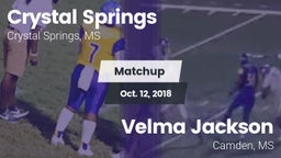 Matchup: Crystal Springs vs. Velma Jackson  2018