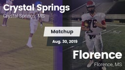 Matchup: Crystal Springs vs. Florence  2019