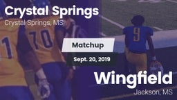 Matchup: Crystal Springs vs. Wingfield  2019
