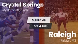 Matchup: Crystal Springs vs. Raleigh  2019