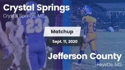 Matchup: Crystal Springs vs. Jefferson County  2020
