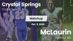 Matchup: Crystal Springs vs. McLaurin  2020