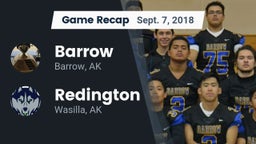 Recap: Barrow  vs. Redington  2018