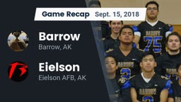 Recap: Barrow  vs. Eielson  2018