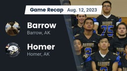 Recap: Barrow  vs. Homer  2023