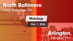 Matchup: North Baltimore vs. Arlington  2016
