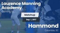 Matchup: Laurence Manning vs. Hammond  2017
