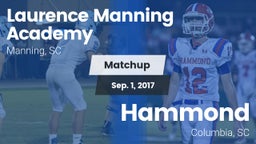 Matchup: Laurence Manning vs. Hammond  2016