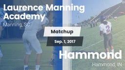 Matchup: Laurence Manning vs. Hammond  2017