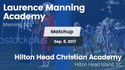 Matchup: Laurence Manning vs. Hilton Head Christian Academy  2016
