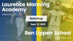 Matchup: Laurence Manning vs. Ben Lippen School 2018