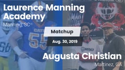 Matchup: Laurence Manning vs. Augusta Christian  2019