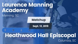 Matchup: Laurence Manning vs. Heathwood Hall Episcopal  2019