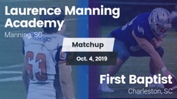 Matchup: Laurence Manning vs. First Baptist  2019