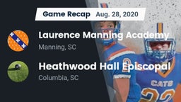Recap: Laurence Manning Academy  vs. Heathwood Hall Episcopal  2020
