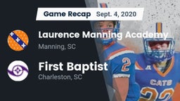 Recap: Laurence Manning Academy  vs. First Baptist  2020