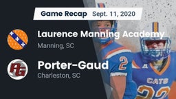 Recap: Laurence Manning Academy  vs. Porter-Gaud  2020