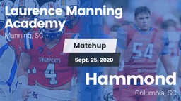 Matchup: Laurence Manning vs. Hammond  2020