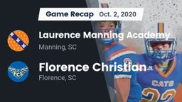 Recap: Laurence Manning Academy  vs. Florence Christian  2020