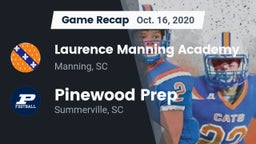 Recap: Laurence Manning Academy  vs. Pinewood Prep  2020