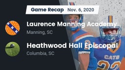 Recap: Laurence Manning Academy  vs. Heathwood Hall Episcopal  2020