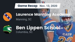 Recap: Laurence Manning Academy  vs. Ben Lippen School 2020