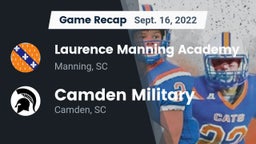 Recap: Laurence Manning Academy vs. Camden Military  2022