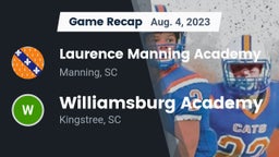 Recap: Laurence Manning Academy vs. Williamsburg Academy  2023