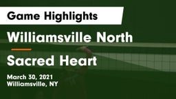 Williamsville North  vs Sacred Heart Game Highlights - March 30, 2021