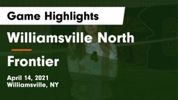 Williamsville North  vs Frontier  Game Highlights - April 14, 2021