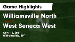 Williamsville North  vs West Seneca West  Game Highlights - April 16, 2021