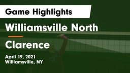 Williamsville North  vs Clarence  Game Highlights - April 19, 2021