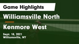 Williamsville North  vs Kenmore West Game Highlights - Sept. 18, 2021