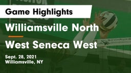 Williamsville North  vs West Seneca West  Game Highlights - Sept. 28, 2021