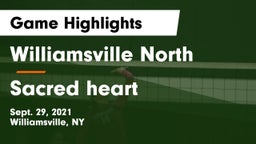 Williamsville North  vs Sacred heart  Game Highlights - Sept. 29, 2021
