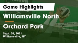 Williamsville North  vs Orchard Park  Game Highlights - Sept. 30, 2021
