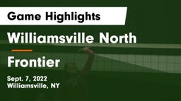 Williamsville North  vs Frontier  Game Highlights - Sept. 7, 2022