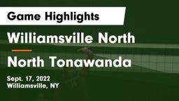 Williamsville North  vs North Tonawanda  Game Highlights - Sept. 17, 2022